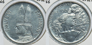 Vatican 1966 100 Lire 198671 combine shipping