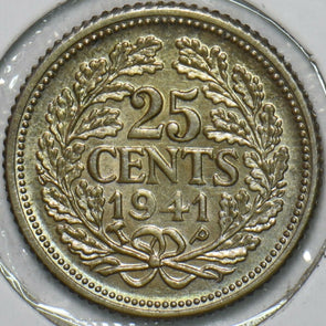 Netherlands 1941 25 Cents 196492 combine shipping