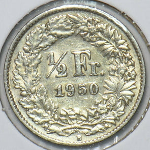 Switzerland 1950 1/2 Franc 151160 combine shipping