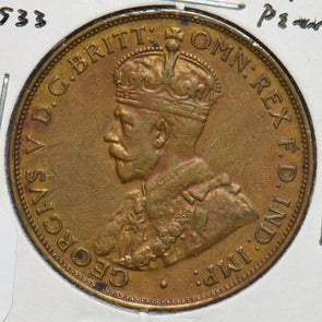 Australia 1933 Penny 192572 combine shipping