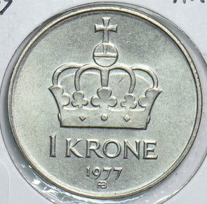 Norway 1977 Krone 153871 combine shipping