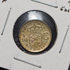 Netherlands East Indies 1941 1/10 Gulden Lion animal  900994 combine shipping