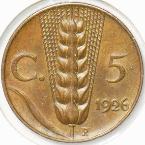 Italy 1926 5 Centesimi Vittorio Emanvele III 293007 combine shipping