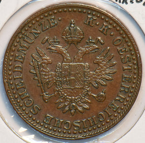 Austria 1851 A 2 Kreuzer Eagle animal 490944 combine shipping