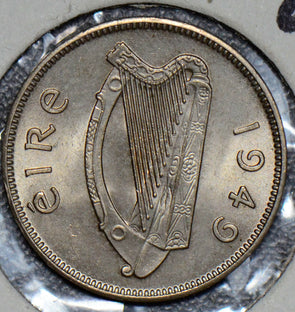 Ireland 1949 6 Pence greyhound animal  I0291 combine shipping