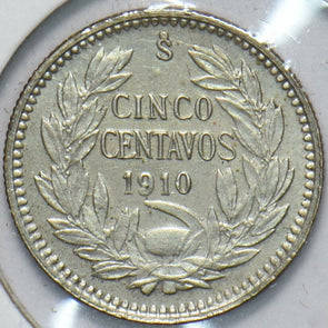 Chile 1910 5 Centavos Vulture animal 293300 combine shipping