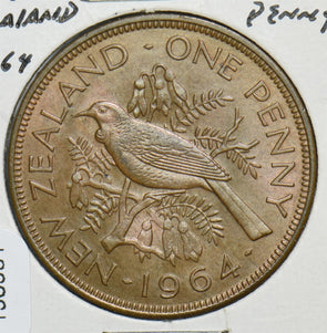 New Zealand 1964 Penny Tui Bird 198951 combine shipping