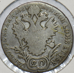 Austria 1781 20 Kreuzer Eagle animal 194961 combine shipping