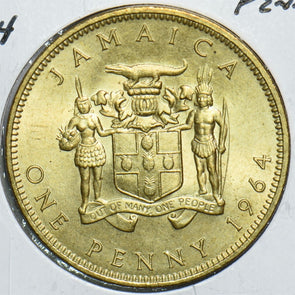 Jamaica 1964 Penny 153833 combine shipping