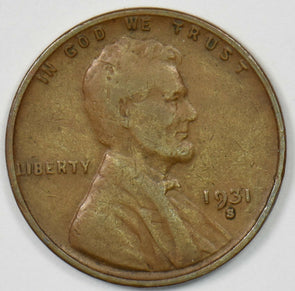 1931-S Lincoln Wheat Cent Aloy Fine U0342