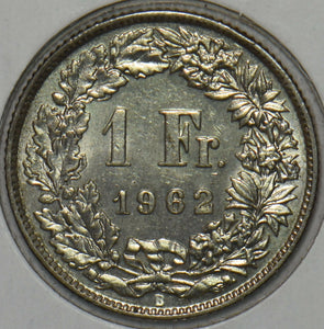 Switzerland 1962 Franc UNC 297470 combine shipping