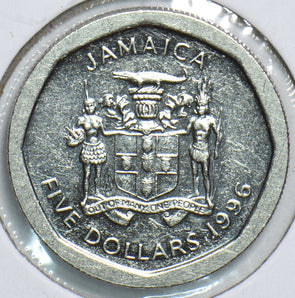 Jamaica 1996 5 Dollars 904693 combine shipping