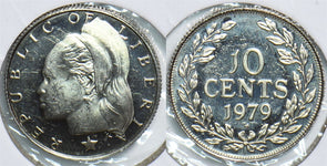 Liberia 1979 10 Cents Proof 198391 combine shipping