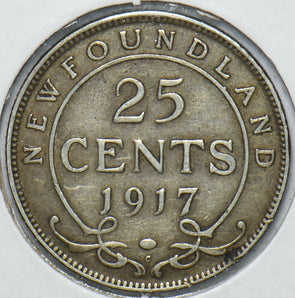 Canada 1917 25 Cents Newfoundland 150727 combine shipping