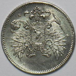 Finland 1917 25 Pennia Eagle animal 294491 combine shipping