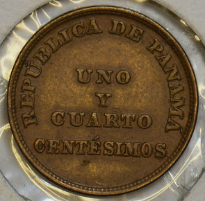 Panama 1940 1 1/4 Centesimos 153124 combine shipping