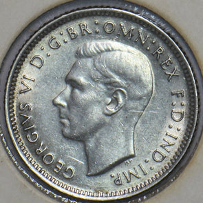 Australia 1941 6 Pence Kangaroo animal Emu 150813 combine shipping