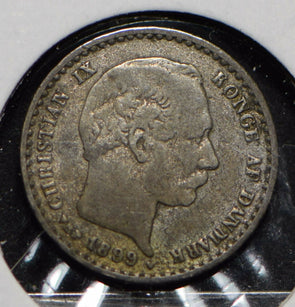 Denmark 1899 10 Ore Dolphin animal  901475 combine shipping