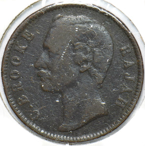 Sarawak 1886 Cent 150543 combine shipping