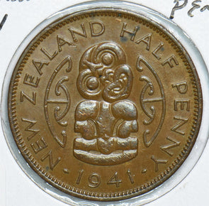 New Zealand 1941 1/2 Penny 198894 combine shipping
