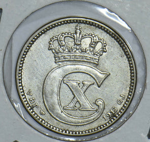 Denmark 1915 25 Ore 290852 combine shipping