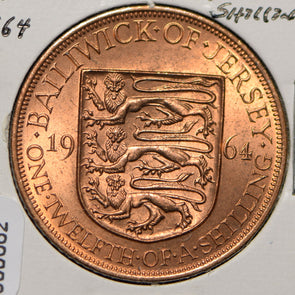 Jersey 1964 1/12 Shilling Leopards animal  900662 combine shipping