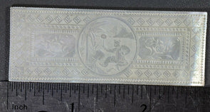 BU0155 China 1800 ~1899 Gaming Token Mother of Pearl"Do Right and Fear Not"  app