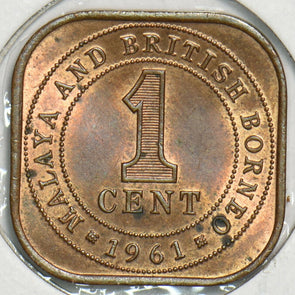 Malaya and British Borneo 1961 Cent 197706 combine shipping