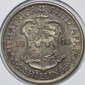 South Africa 1943 2 Shillings 294208 combine shipping
