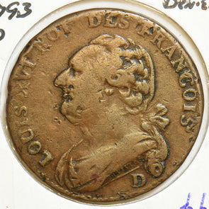 France 1793 D 12 Deniers F0143 combine shipping