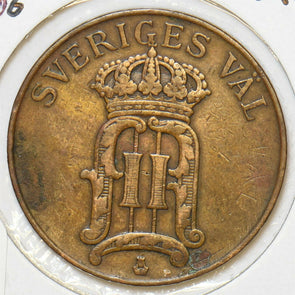 Sweden 1906 5 Ore 240452 combine shipping