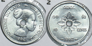 Laos 1952 10 Cents 198375 combine shipping