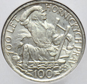 Czechoslovakia 1948 100 Korun Lion animal 240062 combine shipping