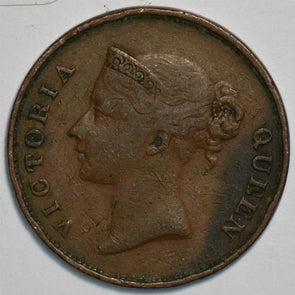 Straits Settlements 1845 Cent east india company 298298 combine shipping