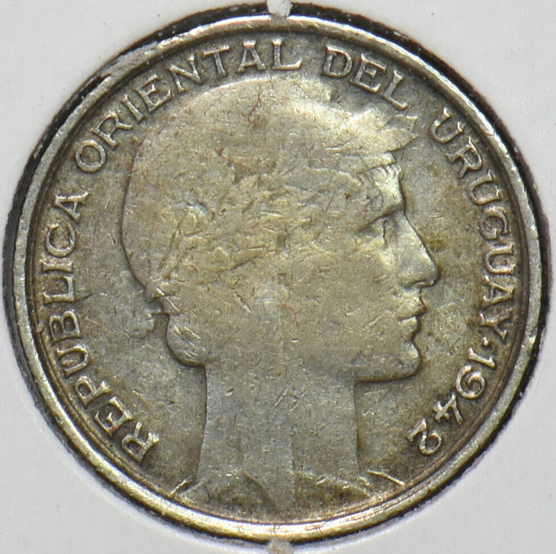 Uruguay 1942 20 Centesimos 194760 combine shipping