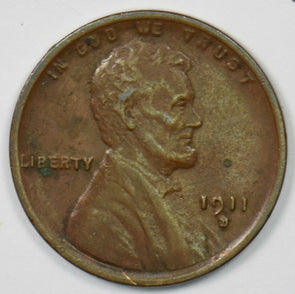 1911-D Lincoln Wheat Cent X Fine U0334