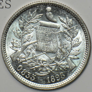 Guatemala 1898 KM 167 2 Reales Quetzal animal 490915 combine shipping