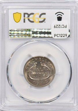 Seychelles 1972 1/2 Rupee PCGS MS 66 rare condition PC1229 combine shipping