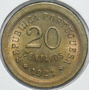 Portugal 1921 20 Centavos 293266 combine shipping