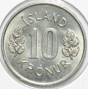 Iceland 1977 10 Kronur Dragon animal Bull 192381 combine shipping