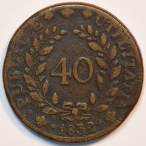 Portugal 1832 40 Reis 297286 combine shipping