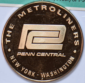1969 Penn Central High-Speed Train Souvenir Coin-Medal 292809 combine shipping