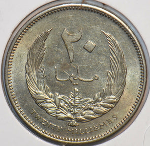 Libya 1965 AH 1385 20 Milliemes 295355 combine shipping