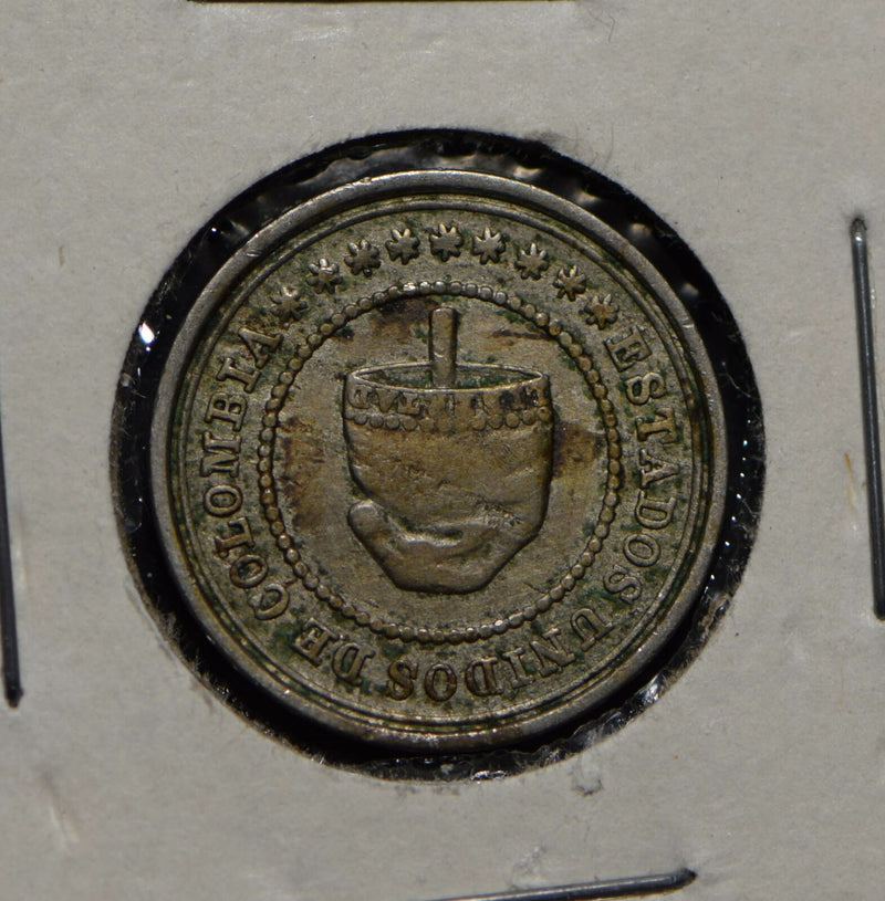 Colombia 1881 2 1/2 Centavos  290285 combine shipping