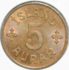 Iceland 1942 5 Aurar 192363 combine shipping
