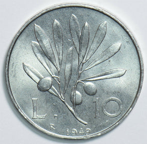 Italy 1949 10 Lire 0 298631 combine shipping