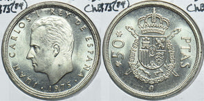 Spain 1975 50 Pesetas Choice BU 84 198461 combine shipping