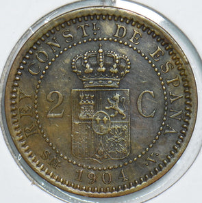 Spain 1904 2 Centimos 198430 combine shipping