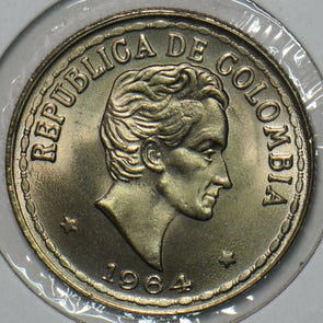 Colombia 1964 20 Centavos Eagle animal 196105 combine shipping
