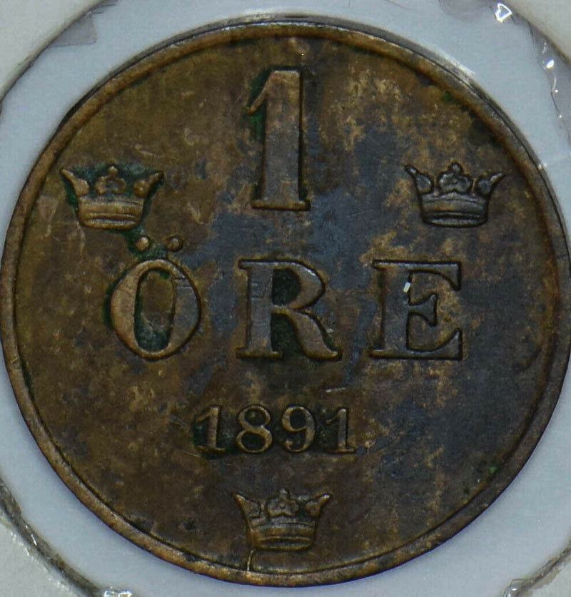 Sweden 1891 Ore 290578 combine shipping